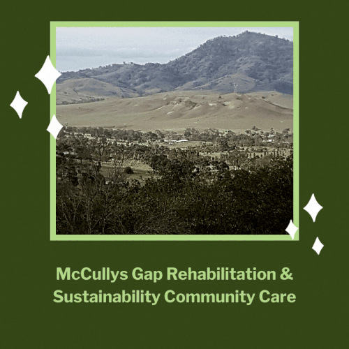 McCullys Gap Rehabilitation & Sustainability Community Care, Muswellbrook Shire