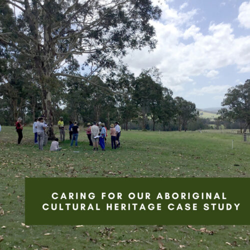 Caring for our Aboriginal Cultural Heritage Case Study