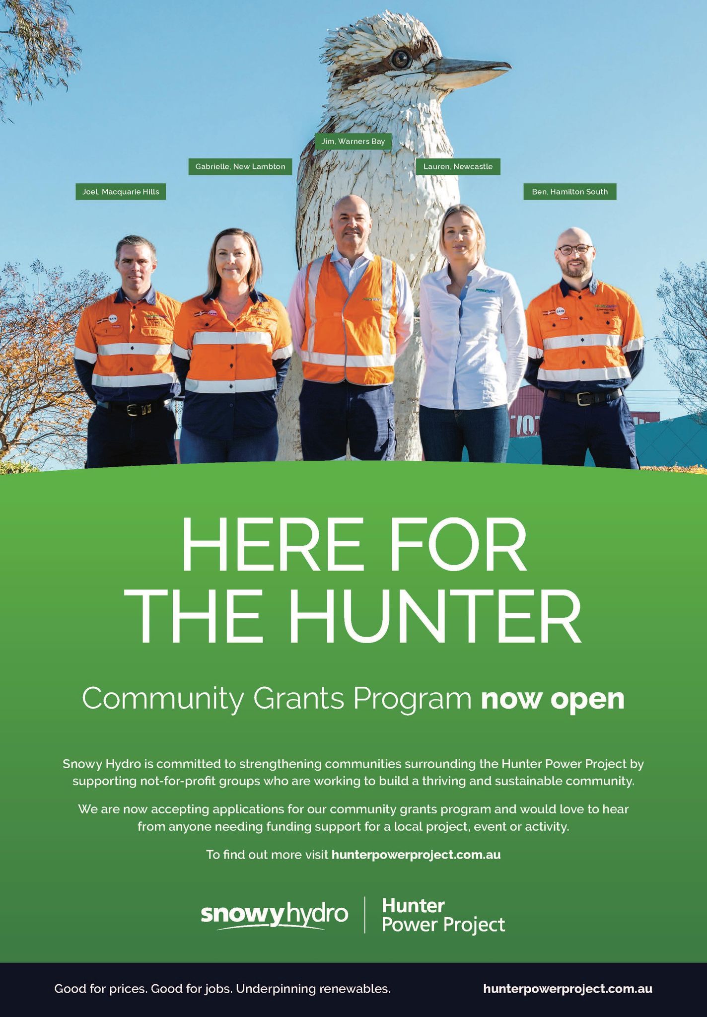Hunter Power Community Grant