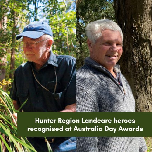 Hunter Region Landcare heroes recognised at Australia Day Awards