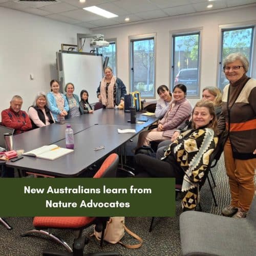 New Australians learn from Nature Advocates